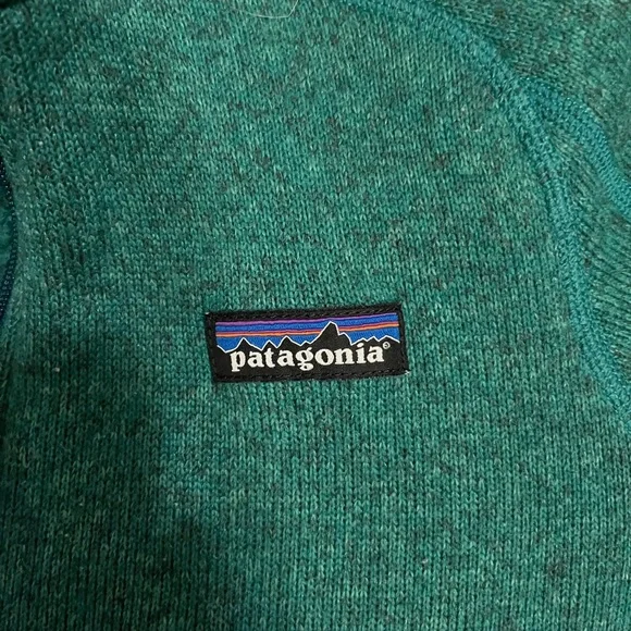 Patagonia Green Quarter-Zip Sweatshirt - Picture 7 of 9